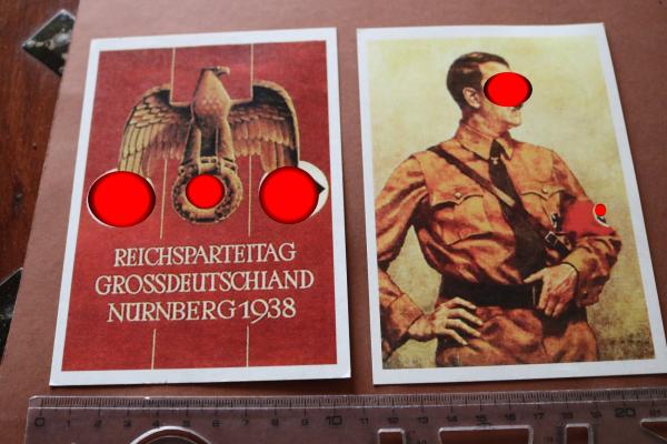 zwei Postkarten Nachdruck neuzeitlich 2008 abgestempelt mit Sonderstempel in Norderstedt